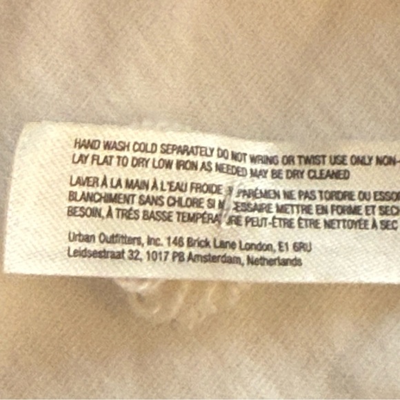 Anthropologie Daily Practice Twofer Sweater Knit Mini Dress Cream Medium Boho - Picture 14 of 15